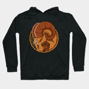 aries zodiac illustration Hoodie